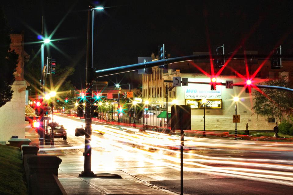 Main Street on a Saturday Night